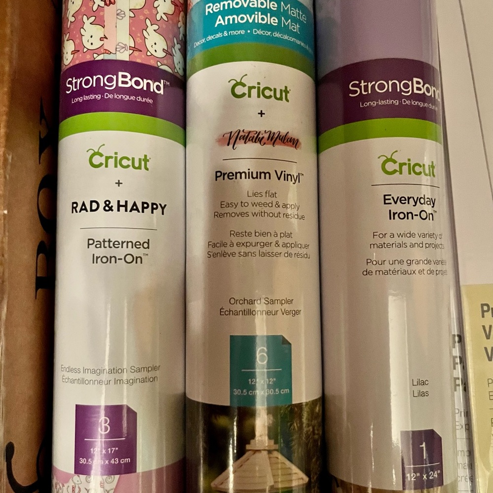 Cricut mystery box, I had two of this one. Periwinkle CUTIE!!